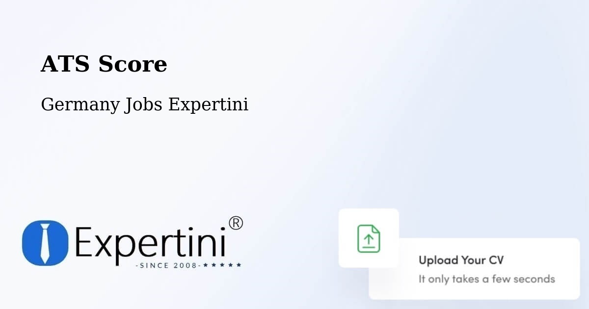 Resume ATS Score & Job Description Match Tool – Windberg - Germany Jobs Expertini