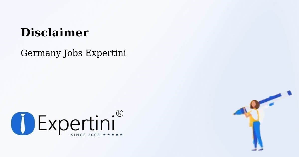 Disclaimer – Windberg - Germany Jobs Expertini