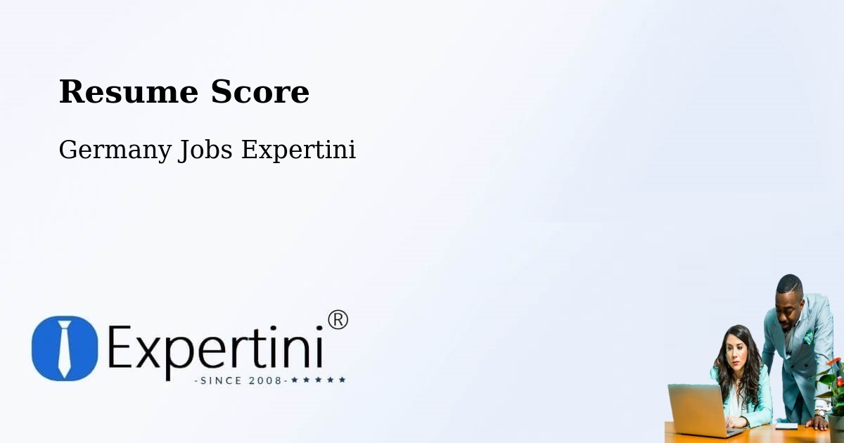 Resume Score & Job Description Match Tool – Windberg - Germany Jobs Expertini